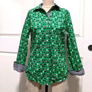 Talbot's preppy button down shirt